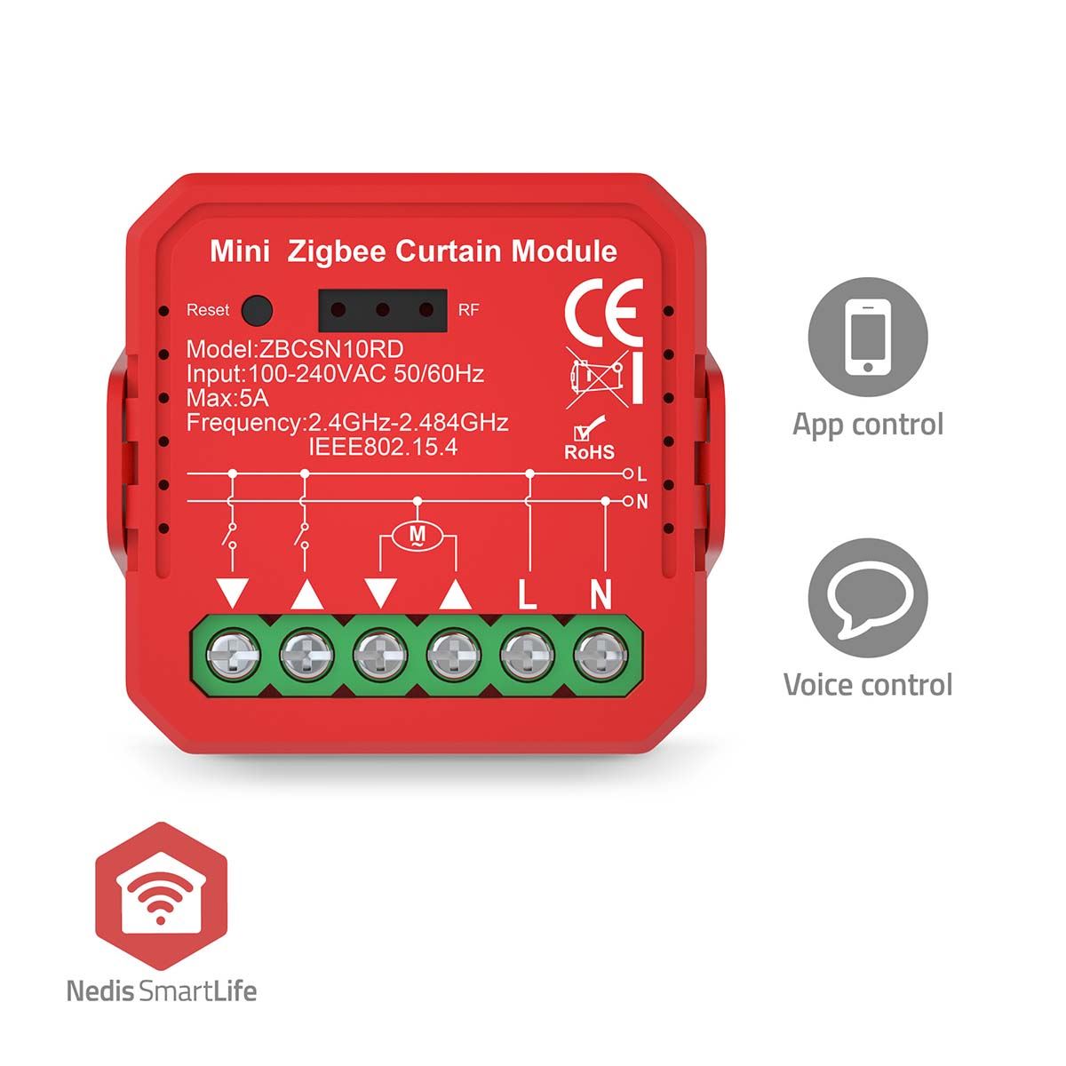 Nedis SmartLife Power Switch | Zigbee 3.0 | 1000 W | Terminal Connection | App available for: Android™ / IOS