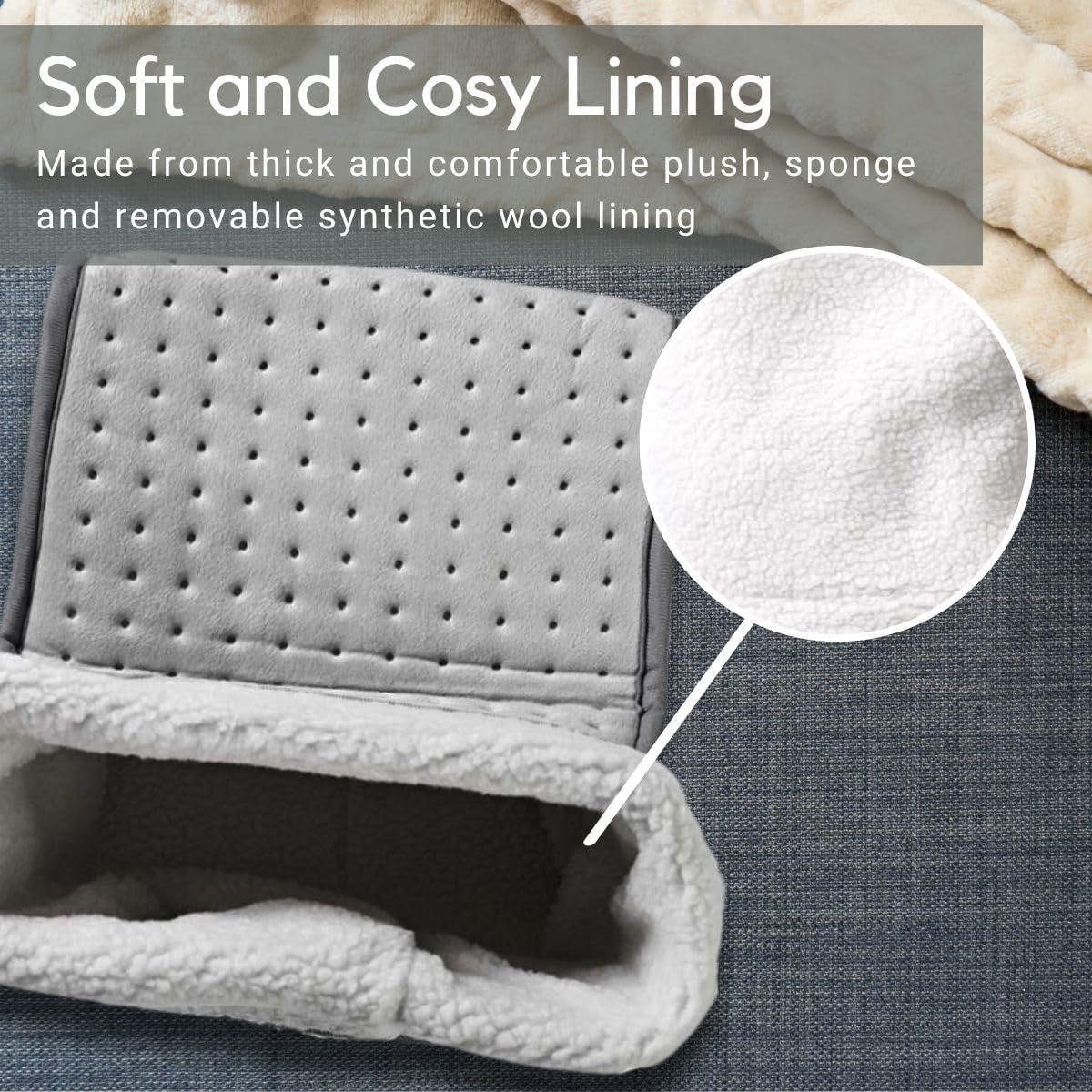 Nedis Foot Warmer | 6 Heat Settings | Washable | Shut-off timer | Overheating protection
