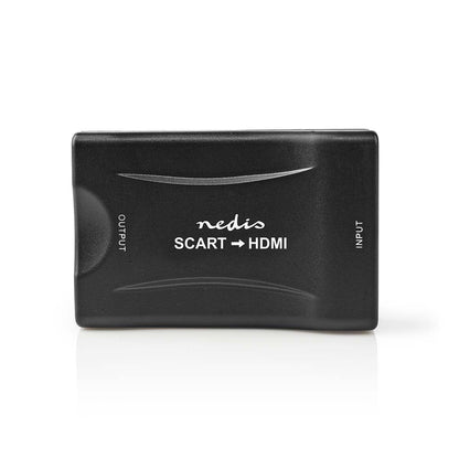 Nedis HDMI™ Converter | SCART Female | HDMI™ Output | 1-way | 1080p | 1.2 Gbps | ABS | Black