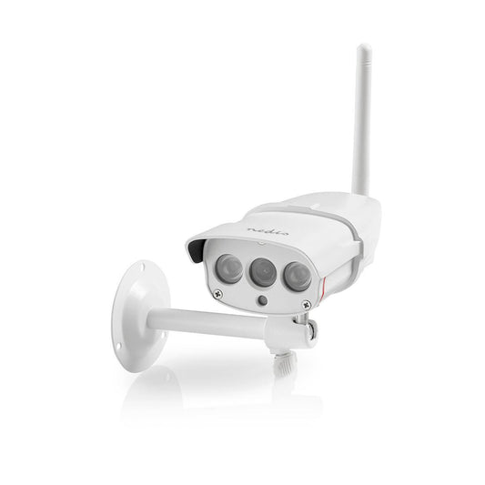 Nedis SmartLife Outdoor Camera | Wi-Fi | Full HD 1080p | IP67 | Cloud Storage (optional) / microSD (not included) | 12 V DC | With motion sensor | Night vision | White