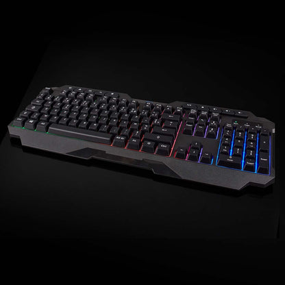 Nedis Wired Gaming Keyboard | USB Type-A | Membrane Keys | LED | AZERTY | FR Layout | USB Powered | Power cable length: 1.30 m | Multimedia