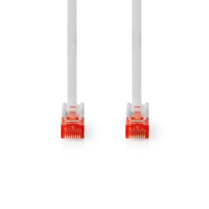 Nedis CAT6 Network Cable | RJ45 Male | RJ45 Male | U/UTP | 20.0 m | Round | PVC | White | Label