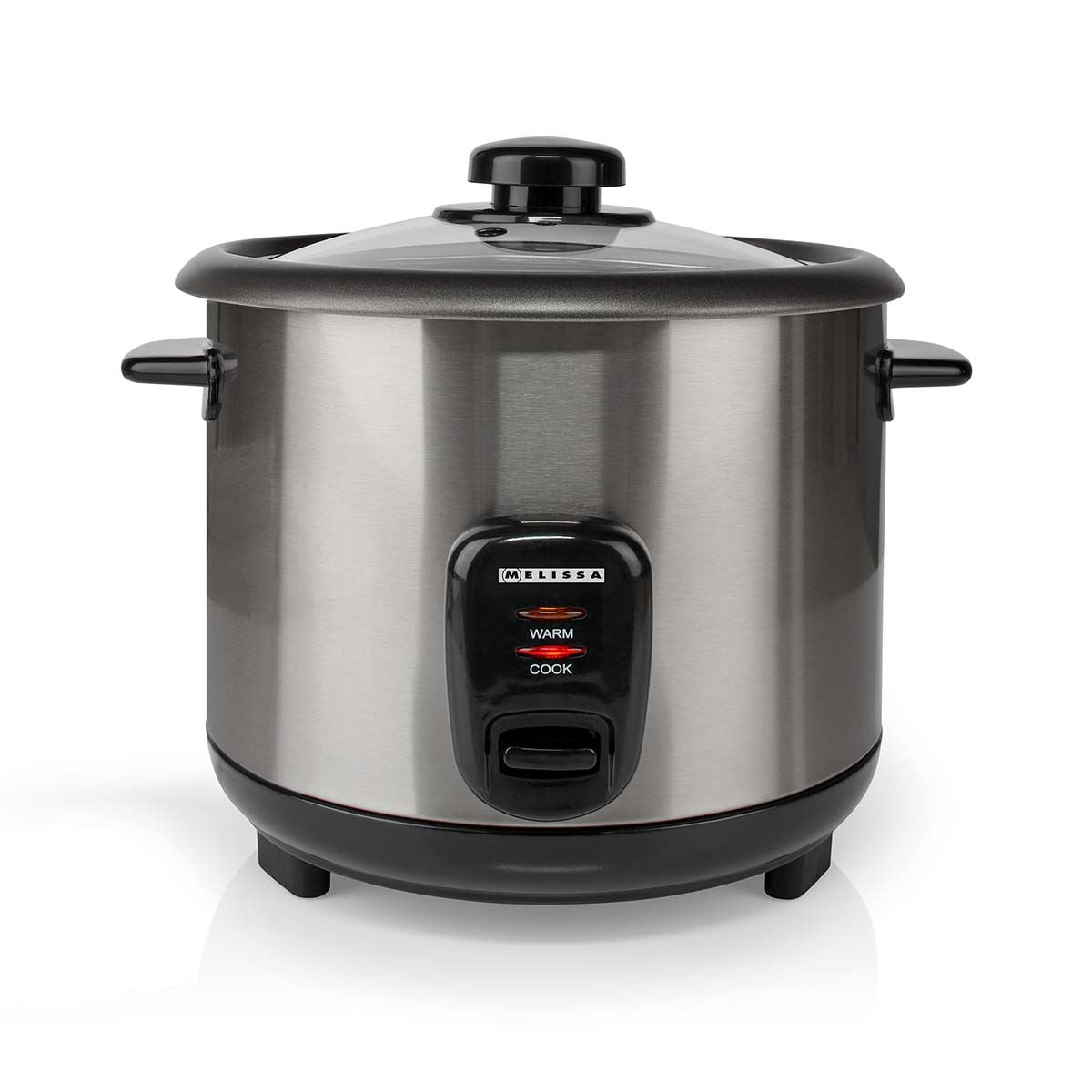 MELISSA Rice Cooker | 1.5 l | 500 W | Non stick coating | Removable bowl | Steamer Basket | Keep-warm function | Auto shut-off