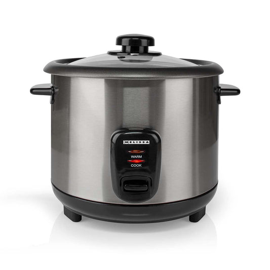 MELISSA Rice Cooker | 1.5 l | 500 W | Non stick coating | Removable bowl | Steamer Basket | Keep-warm function | Auto shut-off