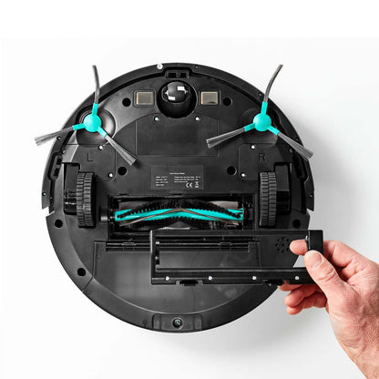 Nedis SmartLife Robot Vacuum Cleaner | Laser Navigation | Wi-Fi | Capacity collection reservoir: 0.6 l | Automatic charging | Maximum operating time: 2 hrs | Black | Android™ / IOS