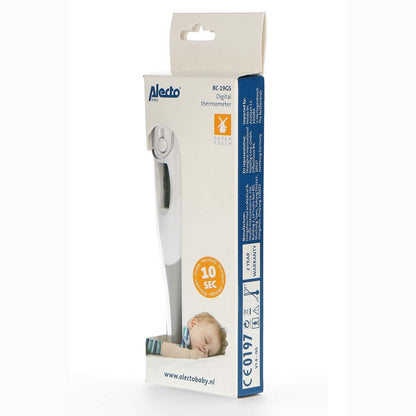 Alecto LCD Digital Baby Thermometer | Grey