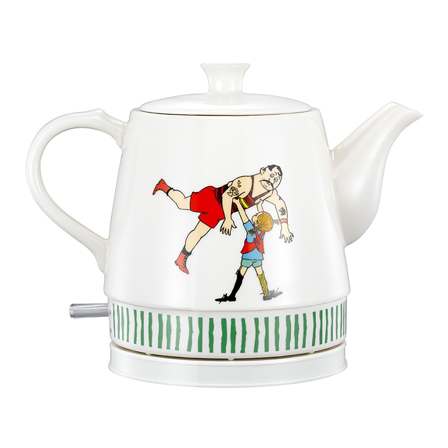 Pippi Longstocking Cordless Electric Ceramic kettle | 0.8L | 1750W | Pippi design | White