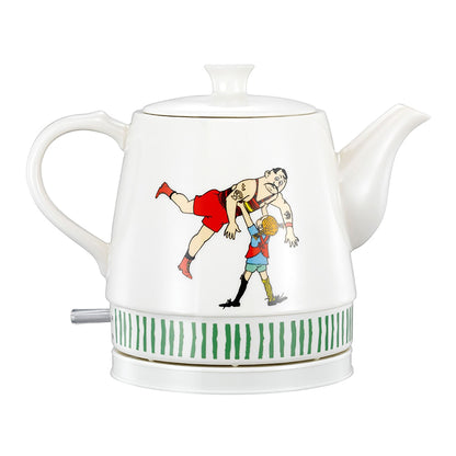 Pippi Longstocking Cordless Electric Ceramic kettle | 0.8L | 1750W | Pippi design | White