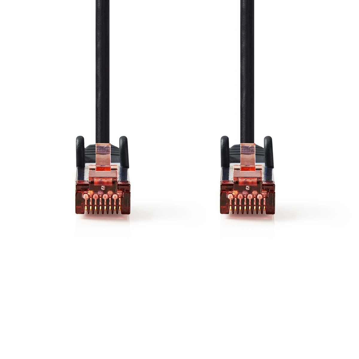 Nedis CAT6 Network Cable | RJ45 Male | RJ45 Male | S/FTP | 15.0 m | Round | LSZH | Black | Label