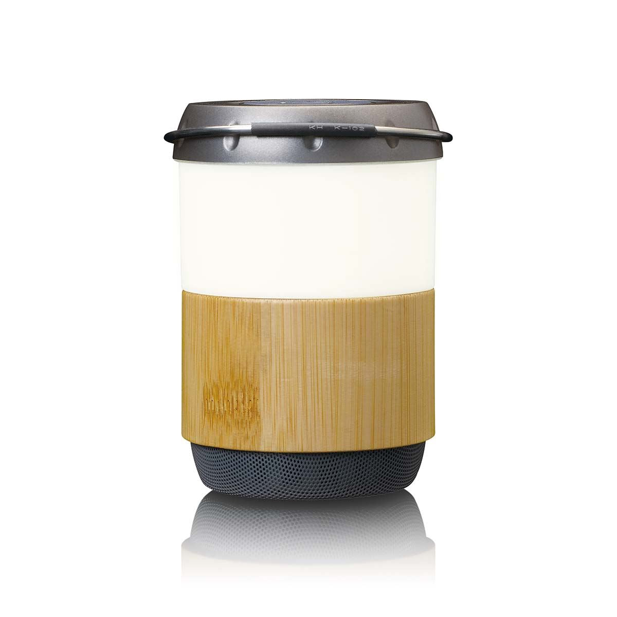 Lenco BTL-030BA | IPX4 | Lantern with Built-in Bluetooth® Speaker | Bamboo