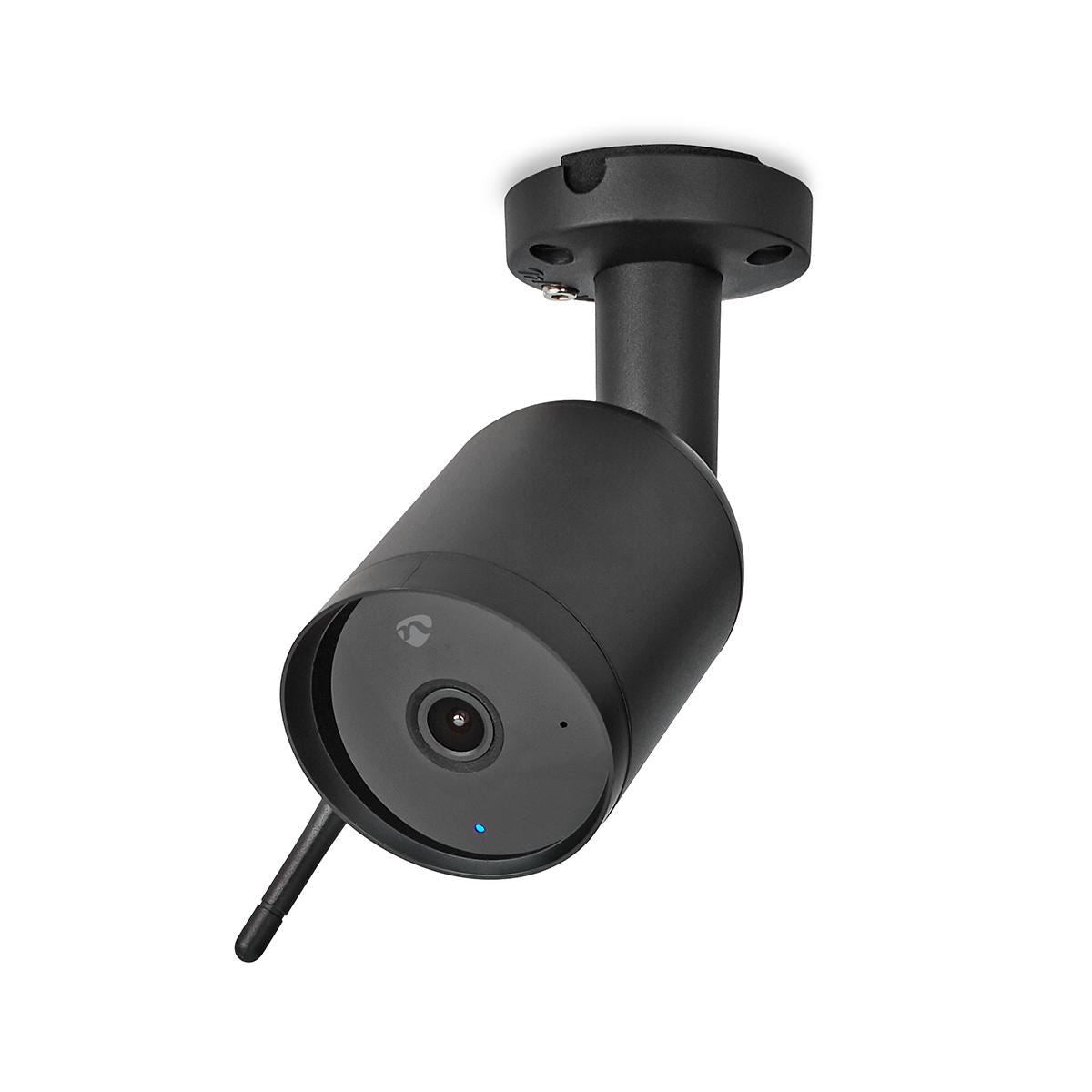 Nedis SmartLife Outdoor Camera | Wi-Fi | Full HD 1080p | IP65 | Cloud Storage (optional) / microSD (not included) | 12 V DC | With motion sensor | Night vision | Black
