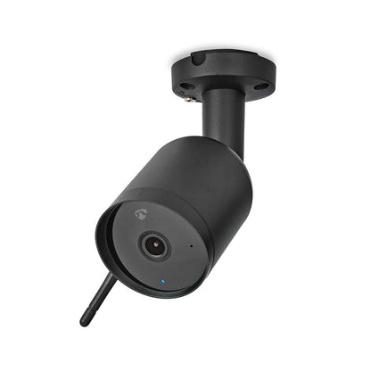 Nedis SmartLife Outdoor Camera | Wi-Fi | Full HD 1080p | IP65 | Cloud Storage (optional) / microSD (not included) | 12 V DC | With motion sensor | Night vision | Black