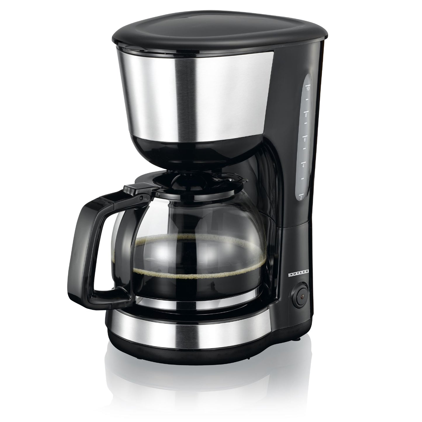 Butler Coffee Maker Filter Coffee | 1.25 l | 10 Cups | Keep warm feature | Black
