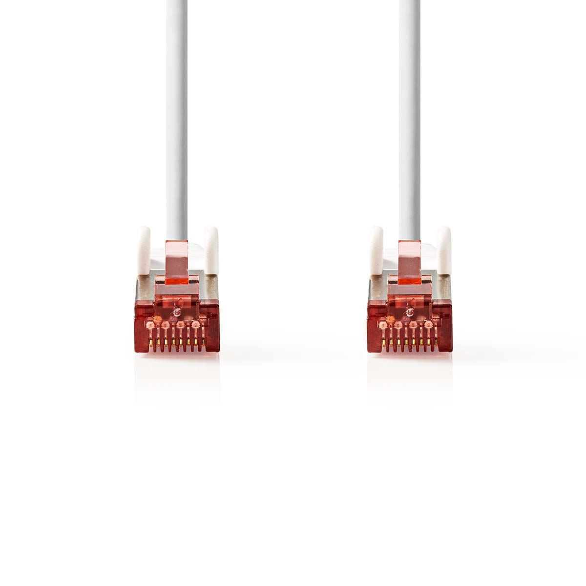 Nedis CAT6 Network Cable | RJ45 Male | RJ45 Male | S/FTP | 15.0 m | Round | LSZH | White | Label
