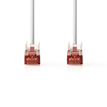 Nedis CAT6 Network Cable | RJ45 Male | RJ45 Male | S/FTP | 15.0 m | Round | LSZH | White | Label