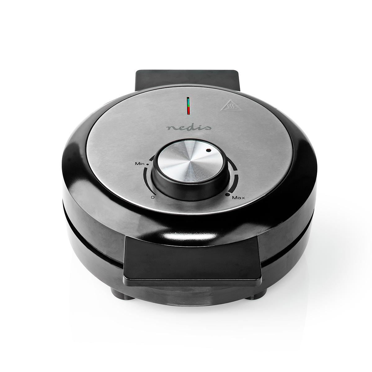 Nedis Waffle Plate | 19 cm | 1000 W | Black