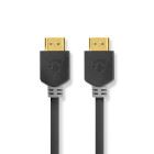 Nedis High Speed HDMI™ Cable with Ethernet | HDMI™ Connector | HDMI™ Connector | 4K@60Hz | ARC | 18 Gbps | 7.50 m | Round | PVC | Anthracite | Box