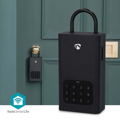 Nedis SmartLife Key Box | Key Safe | Bluetooth® | Outdoor | Key Lock | IPX5 | Black