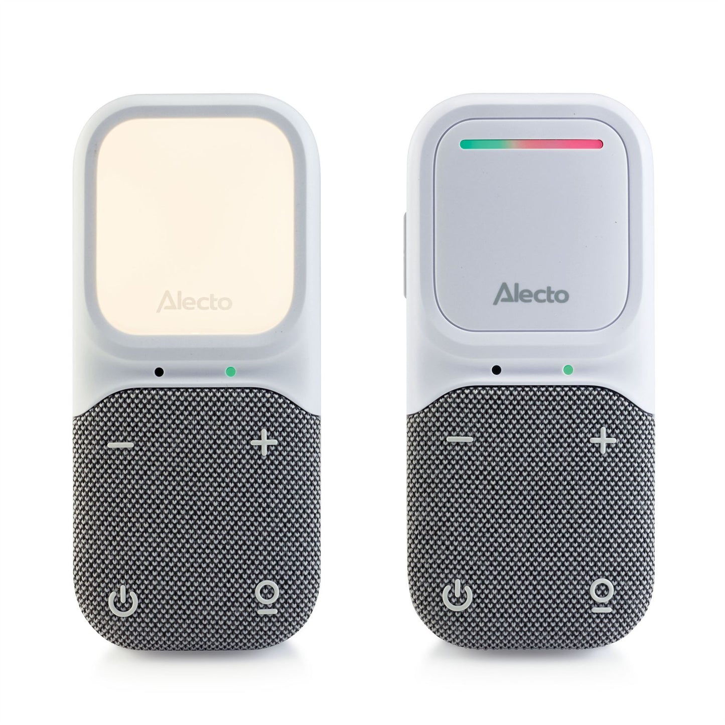 Alecto DBX135 DECT Digital Audio Baby Monitor, Night Light, Parent Unit with Rechargeable Battery | Crystal-Clear Sound | White/Grey