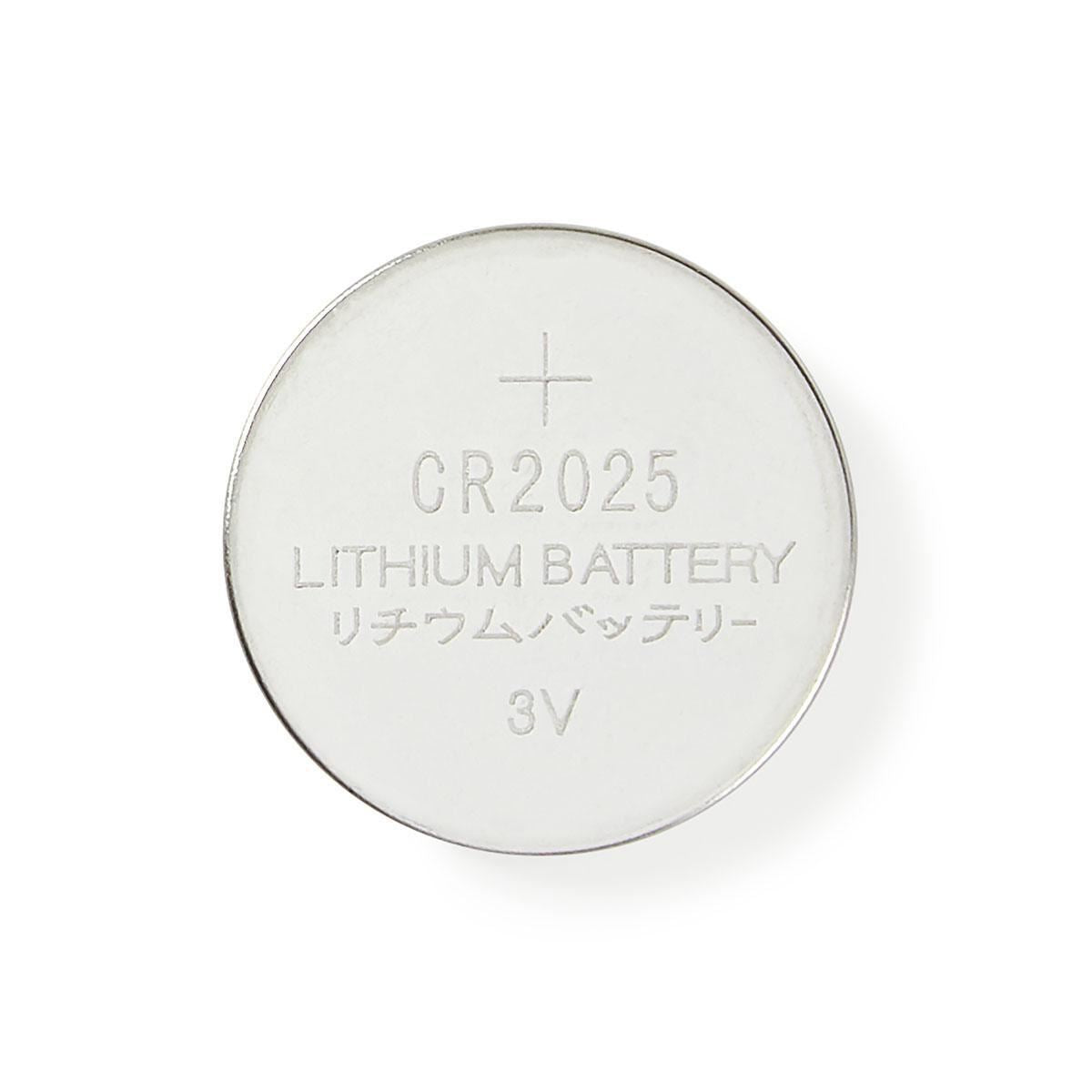 Nedis Lithium Button Cell Battery CR2025 | 3 V DC | 5-Pack