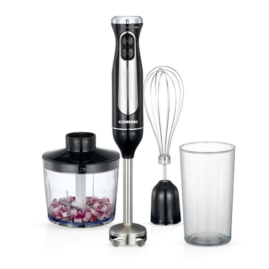 MELISSA Hand Blender 600 W | Mains Powered | Speed settings: 2-Speed Setting | Black / Silver