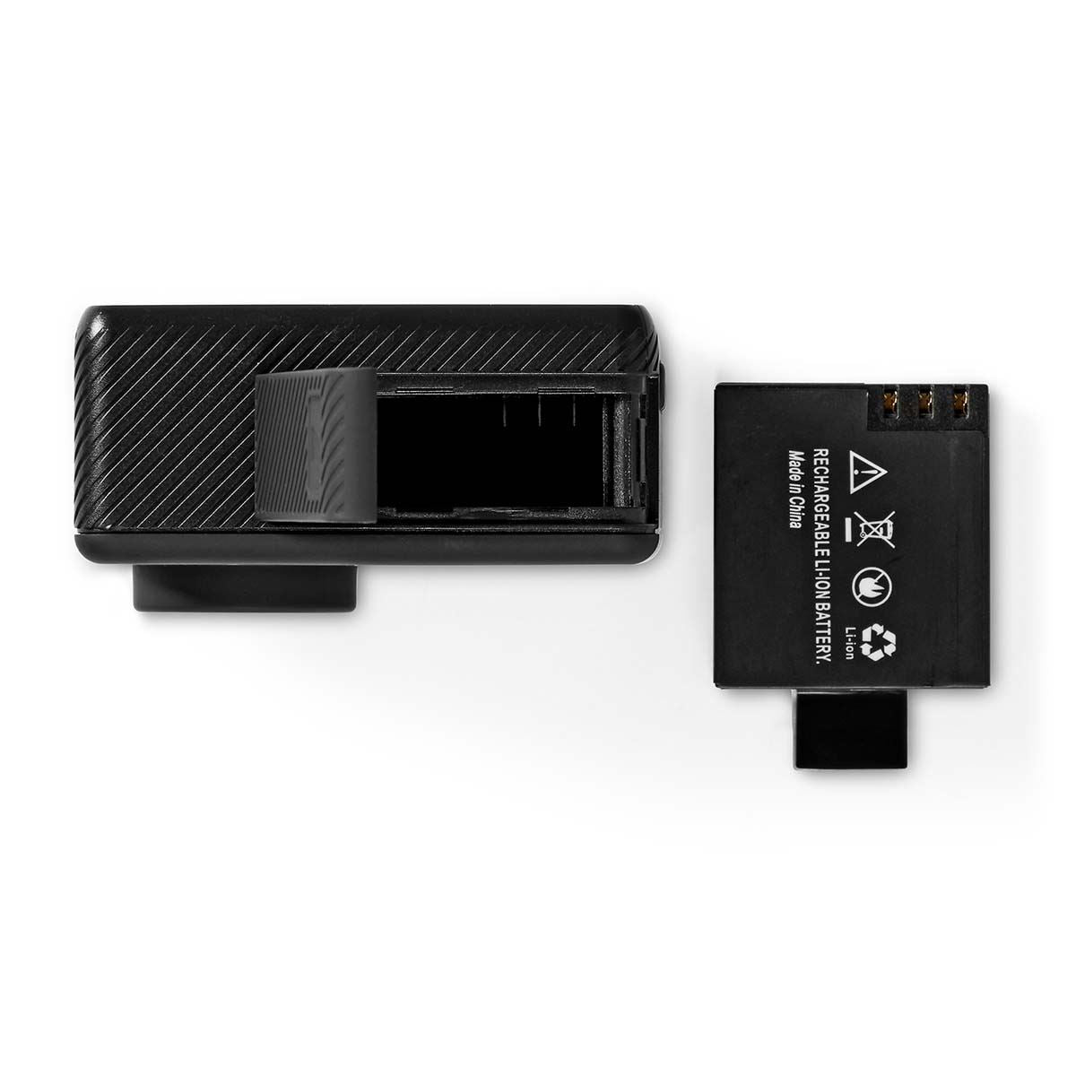 Nedis Action Cam | Dual Screen | 4K@30fps | 16 MPixel | Waterproof up to: 30.0 m | 90 min | Wi-Fi | App available for: Android™ / IOS | Mounts included | Black