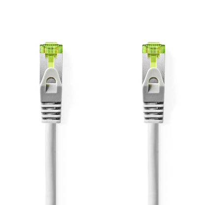Nedis CAT7 Network Cable | S/FTP | RJ45 Male | RJ45 Male | 10.0 m | Snagless | Round | LSZH | Grey | Label | 12.349.426