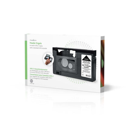 Nedis VHS Converter | Conversion: VHS-C to VHS | Plug and play | Black