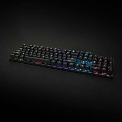 Nedis Wired Gaming Keyboard | USB Type-A | Mechanical Keys | LED | QWERTY | US Layout | USB Powered | Power cable length: 1.50 m | Gaming