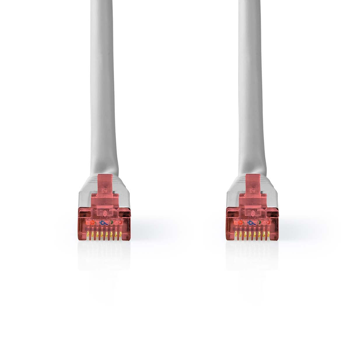 Nedis CAT6 Network Cable | RJ45 Male | RJ45 Male | SF/UTP | 10.0 m | Round | PVC | Grey | Label