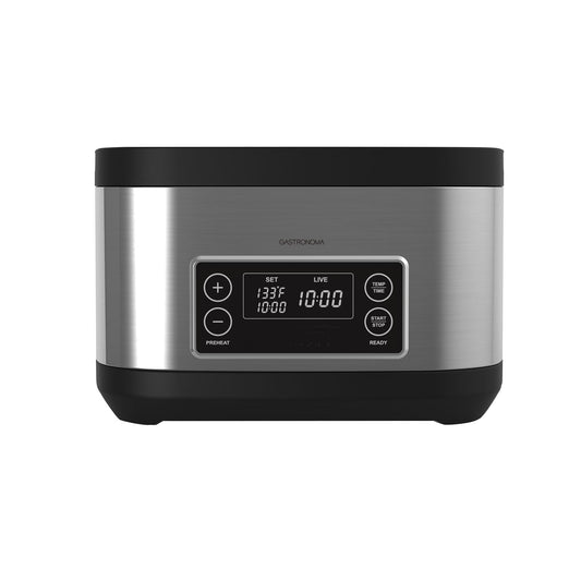 Gastronoma Sous Vide Vacuum Cooker with LCD Timer | 7.6L | 700W | Black / Stainless Steel