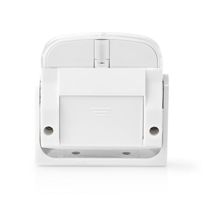 Nedis Motion Detection Alarm | Battery Powered | 3x AAA/LR03 | 80 dB | Detector range: 1.10 m | Detector angle: 10 ° | Ceiling / Wall | White