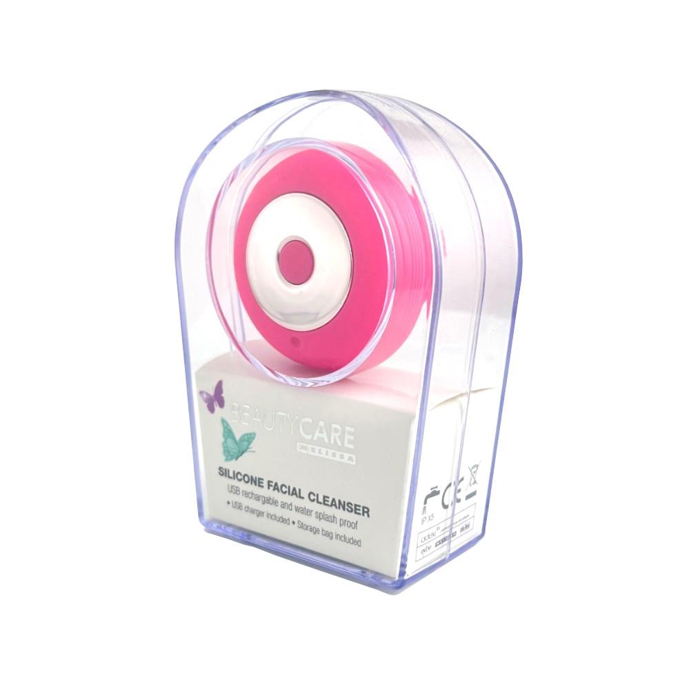 MELISSA 16700023 | Mini Silicone Facial Cleanser | USB Rechargeable | Pink