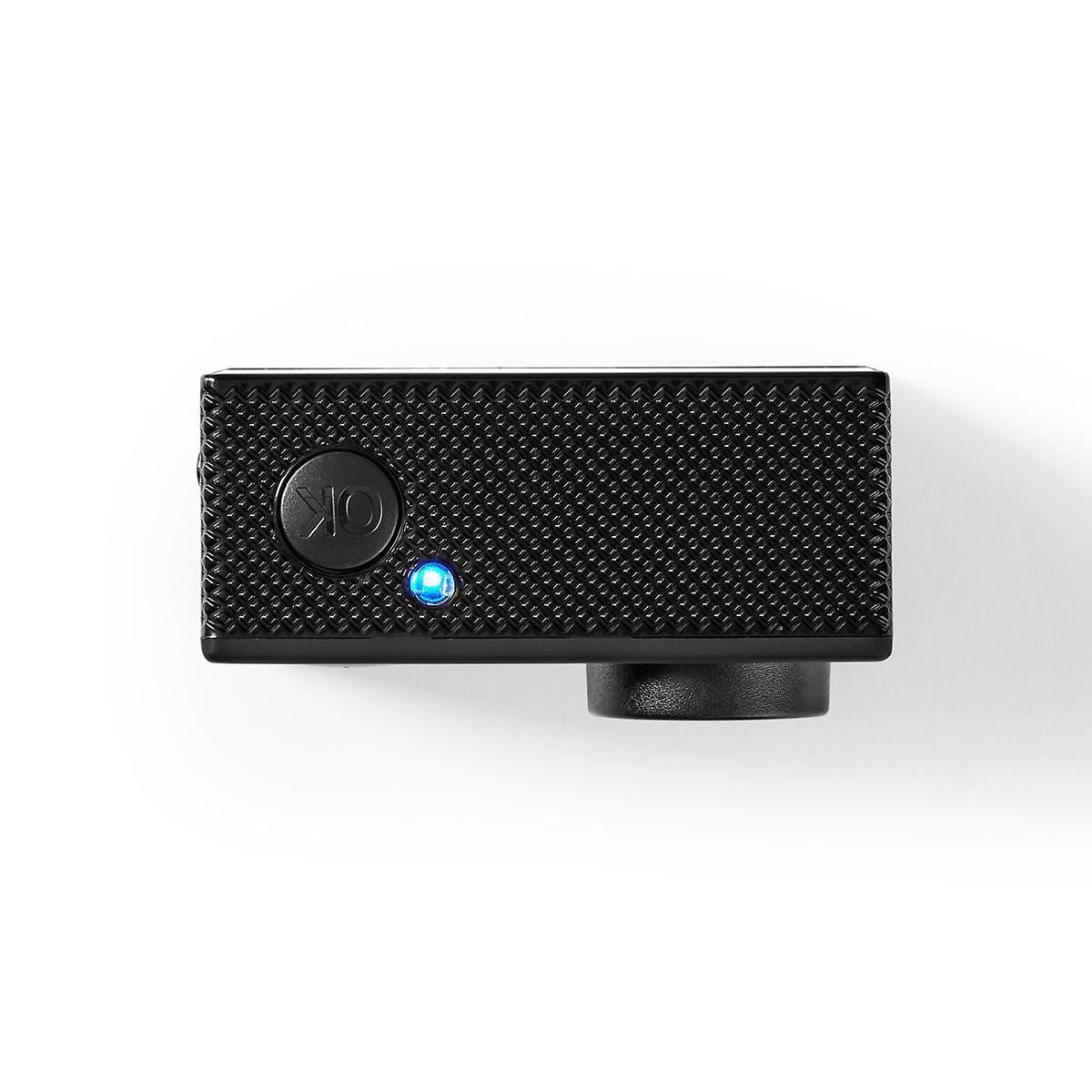 Nedis Action Cam | 1 Screen | 1080p@30fps | 12 MPixel | Waterproof up to: 30.0 m | 90 min | Wi-Fi | App available for: Android™ / IOS | Mounts included | Black