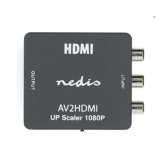 Nedis HDMI™ Converter | 3x RCA Female | HDMI™ Output | 1-way | 1080p | 1.65 Gbps | ABS | Anthracite
