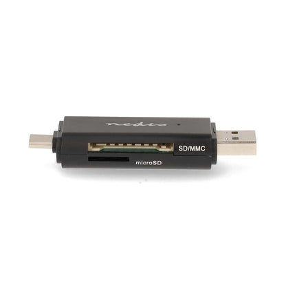 Nedis Card Reader | microSD (TF) / microSDHC (TF) / microSDXC (TF) / SD / SDHC / SDXC | USB 2.0