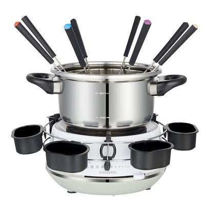 MELISSA Fondue Set | 8 Persons | 2 l | Adjustable temperature control | 1200 W | Cool touch handles | Anti-slip feet | Overheating protection