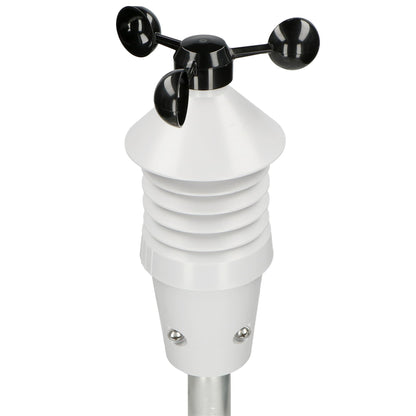 Alecto Weather Station | Indoor and Outdoor Temperature, Forcast, Wind, Humidity & More | Outside Wireless sensor | Black