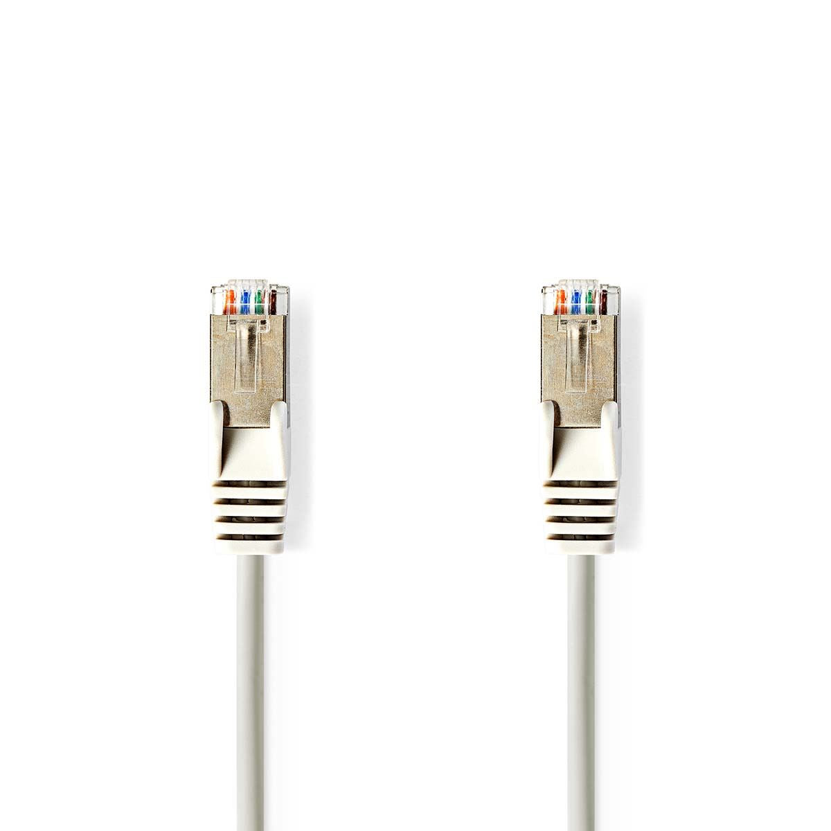 Nedis CCGL85121GY15 | CAT5e Network Cable | SF/UTP | RJ45 Male | RJ45 Male | 1.50 m | Round | PVC | Grey | Label