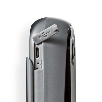 Nedis SmartLife Video Doorbell | Wi-Fi | Battery Powered | Full HD 1080p | Cloud Storage (optional) / microSD (not included) | IP54 | With motion sensor | Night vision | Grey