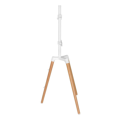 Nedis TV Floor Stand | 50 - 65 " | Maximum supported screen weight: 35 kg | Scandinavian Design | Rotatable | Anti-tip strap | Snap-lock | Aluminium / Steel | White