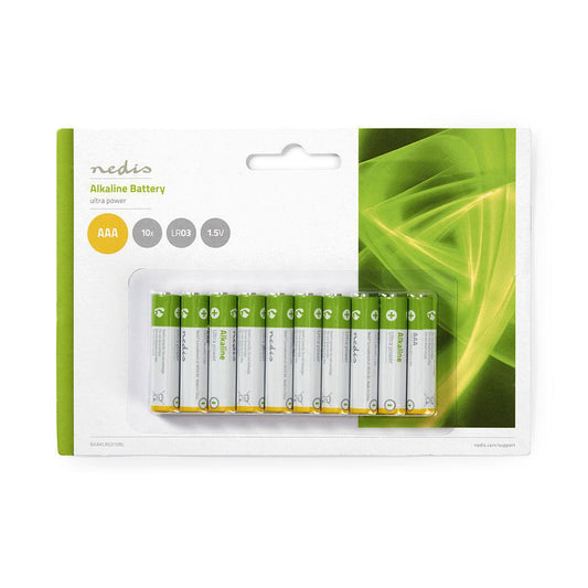 Nedis Alkaline Battery AAA | 1.5 V DC | 10-Pack