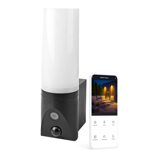 Nedis SmartLife Outdoor Camera | Wi-Fi | Ambient light | Full HD 1080p | IP65 | Cloud Storage (optional) / microSD (not included) / Onvif | 100 - 240 V AC | With motion sensor | Night vision | Black