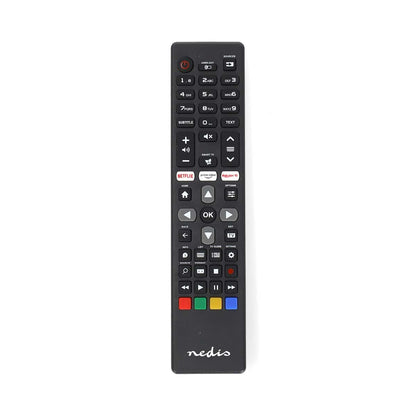 Nedis Replacement Remote Control | Suitable for: Philips | Preprogrammed | 1 Device | Amazon Prime / Netflix Button / Rakuten TV Button / Smart Hub Button | Infrared | Black