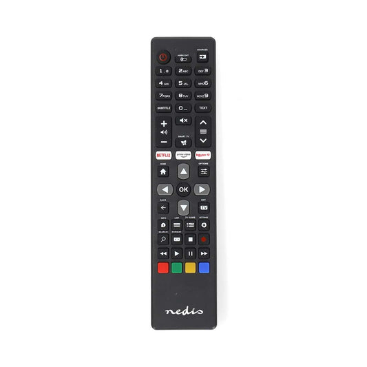 Nedis Replacement Remote Control | Suitable for: Philips | Preprogrammed | 1 Device | Amazon Prime / Netflix Button / Rakuten TV Button / Smart Hub Button | Infrared | Black