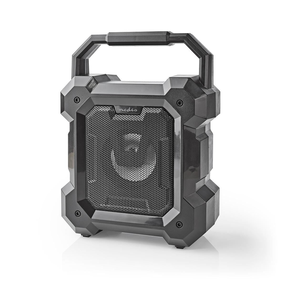 Nedis Bluetooth® Speaker | Maximum battery play time: 13 hrs | Table Design | 5 W | Mono | Built-in microphone | Black