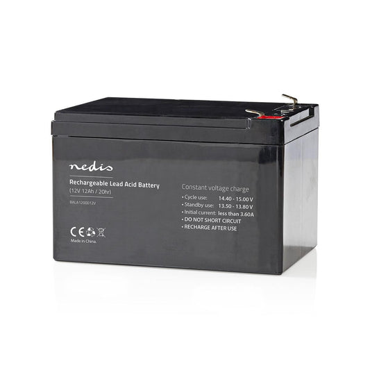 Nedis Battery | Lead-Acid | Rechargeable | 12 V | 12000 mAh