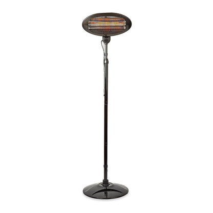 Nedis Patio Heater | 2000 W | 3 Heat Settings | Fall over protection | IP34 | Black