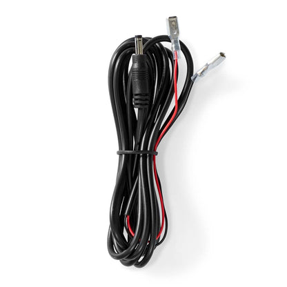 Nedis Power Cable | DC Female | F1 | Straight | Straight | Copper | 2.00 m | Round | PVC | Black | Gift Box