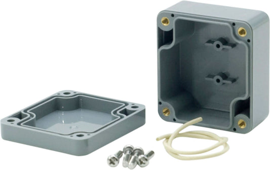 RND Components Plastic enclosure 58 x 64 x 35 mm Dark Grey ABS IP65